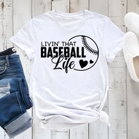 Livin' That Baseball Life Graphic Tee