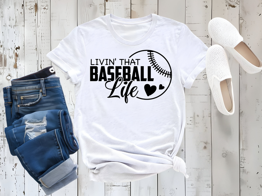 Livin' That Baseball Life Graphic Tee