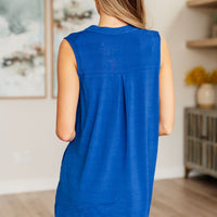 Lizzy Tank Dress in Royal Blue