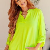 Lizzy Top in Neon Green