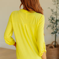 Lizzy Top in Neon Yellow