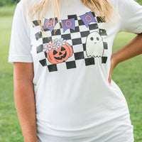 Boo Checkered Tee