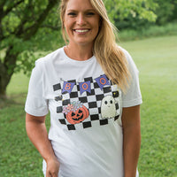 Boo Checkered Tee