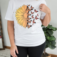 A Monarch Sunflower Graphic Tee