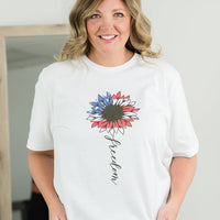 Freedom Sunflower Tee