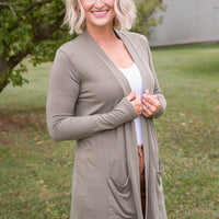 Ready for It Cardigan in Olive