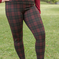 This Love Plaid Ponte Pants