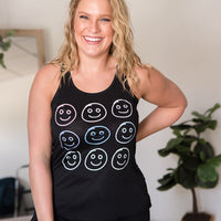 All Smiles Graphic Tank