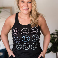 All Smiles Graphic Tank