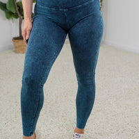 My Mineral Washed Yoga Leggings