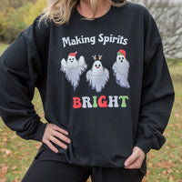 Making Spirits Bright Graphic Crewneck Sweatshirt