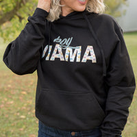 Boy Mama Graphic Hoodie in Black