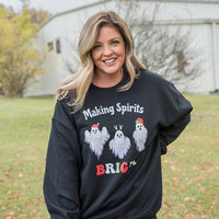 Making Spirits Bright Graphic Crewneck Sweatshirt