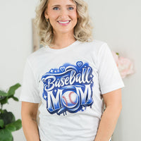 Baseball Mom Graffiti Tee