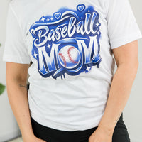 Baseball Mom Graffiti Tee