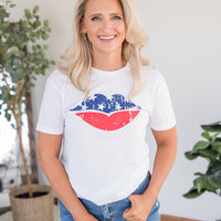 American Lips Graphic Tee