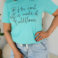 Her Soul Is Made Of Wildflower Tee