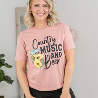 Country Music & Beer Tee