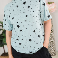 Into the Stars Top in Green