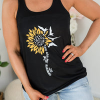 You Are My Sunshine Sunflower Tank