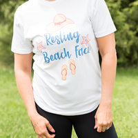 Resting Beach Face Graphic Tee