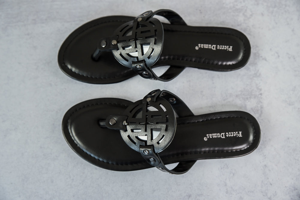 Storm Sandal in Black