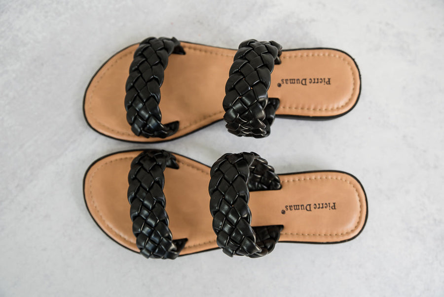 Rush Sandals in Black