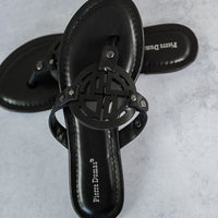 Storm Sandal in Black