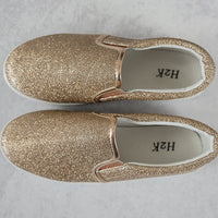 Four Seasons Rose Gold Glitter Sneaker