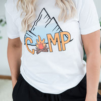 Camp by the Mountains Graphic Tee