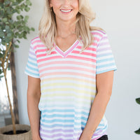 Sherbert Rainbow Top