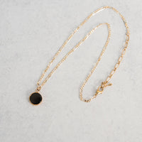 Point in Time Necklace in Black