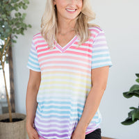 Sherbert Rainbow Top