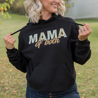 Mama of Both Graphic Hoodie in Black