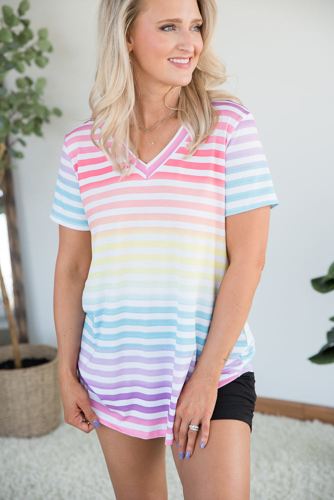 Sherbert Rainbow Top