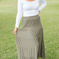 All Around Skirt in Olive