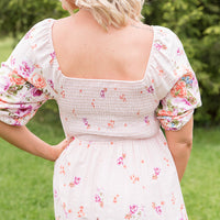 Elegant and Sweet Floral Dress