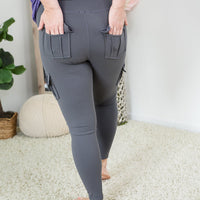 Out of Love Leggings in Charcoal