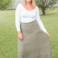 All Around Skirt in Olive