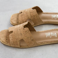 Picture Perfect Cork Sandals