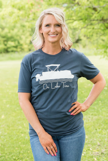 On Lake Time Graphic Tee