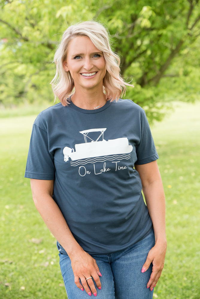 On Lake Time Graphic Tee