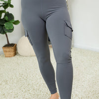 Out of Love Leggings in Charcoal