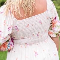 Elegant and Sweet Floral Dress