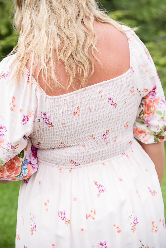 Elegant and Sweet Floral Dress