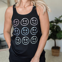 All Smiles Graphic Tank