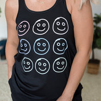 All Smiles Graphic Tank