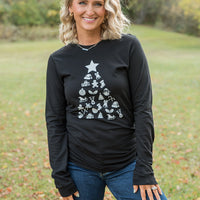 Decorate the Tree Long Sleeve Graphic Tee