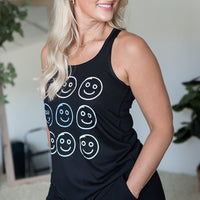 All Smiles Graphic Tank