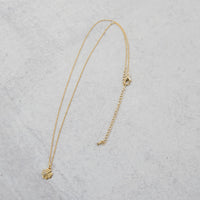 Crystal Clover Necklace in Gold